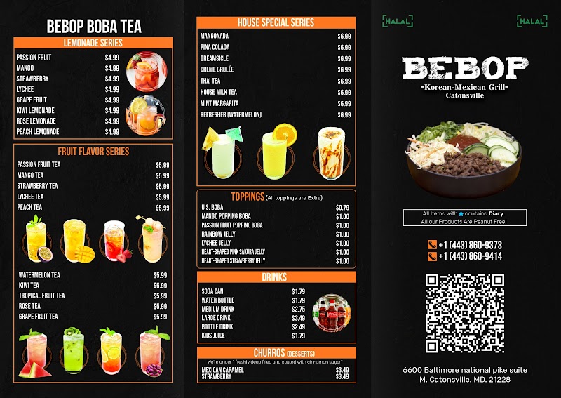 Bebop Korean Mexican Grill Catonsville